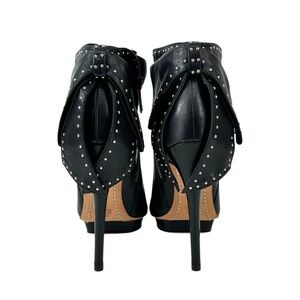 Alice + Olivia Black Studded Heels